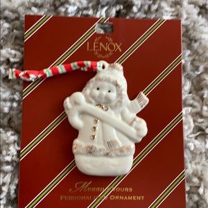 LENOX Merrily Yours Blank Girl Ornament